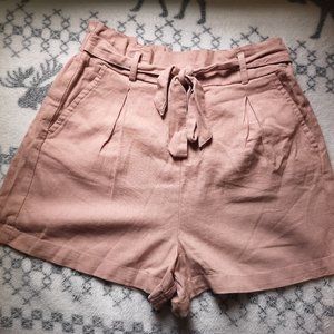 Peach colored shorts